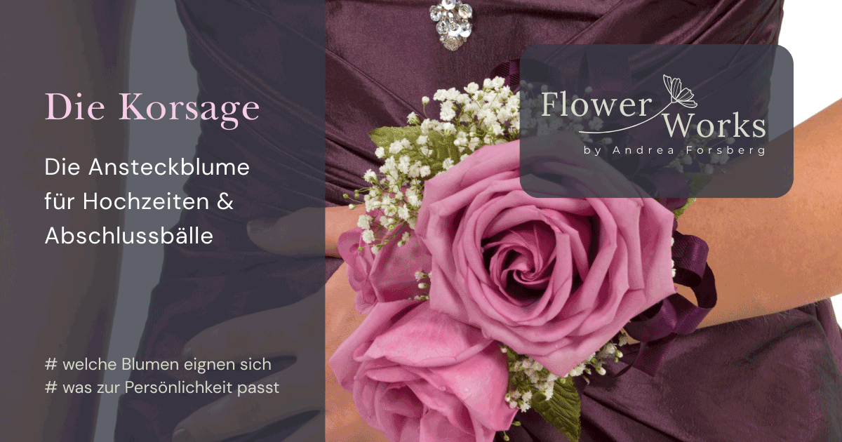 Die Magie der Blumen-Korsage
