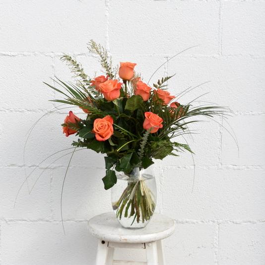 Orange roses
