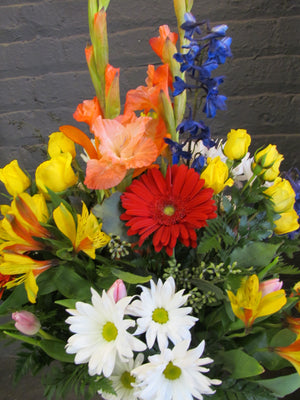 Fresh bouquet of flowers of designer's choice